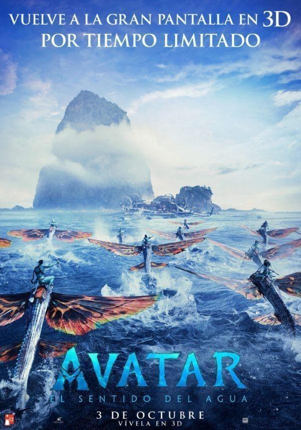 REESTRENO. AVATAR: EL SENTIDO DEL AGUA 3D